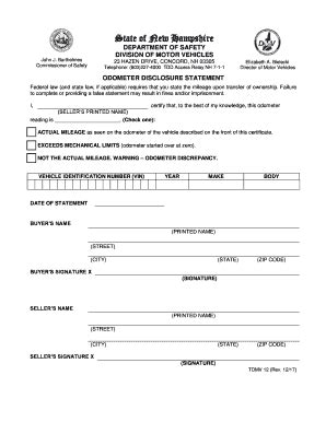NH TDMV 12 2017-2026 - Fill and Sign Printable Template Online