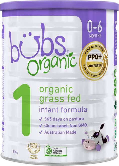 Bubs Organic Grass Fed Infant Formula Stage 1, Made India | Ubuy