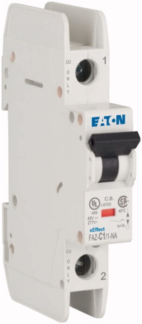 102078 FAZ-C1/1-NA Eaton | Eaton xEffect MCB, 1P, 1A Curve C, 240 → ...