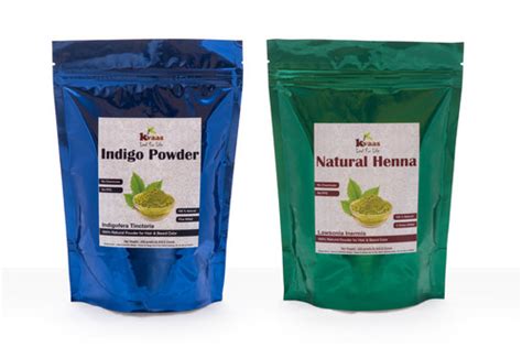 Henna & Indigo Powder 250 g Each | Kvaas Overseas