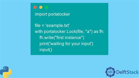 Python File Lock 的图像结果
