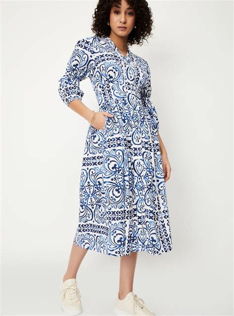 Buy Kalki x Max Women Printed A-Line Dress Online at just Rs. 999.0 ...