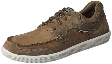 Buy Woodland Men's Dubai Khaki Leather Casual Shoes-6 UK (40EU) (GC ...