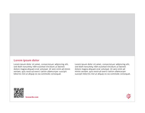 Front and back page | Leonardo Guidelines