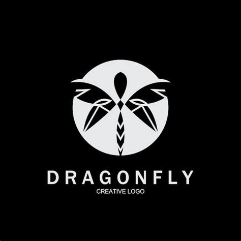 Libelle-Illustrationssymbol | Premium Vektor