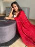 Maroon Heer Viscose Chikankari Saree
