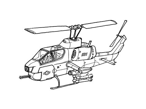 Helicopter coloring pages - Printable coloring pages for Kids