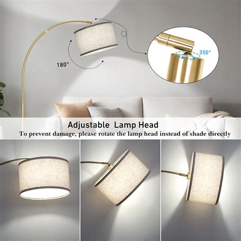 DWTB Gold Arc Floor Lamp for Living Room, Floor Lamp with India | Ubuy