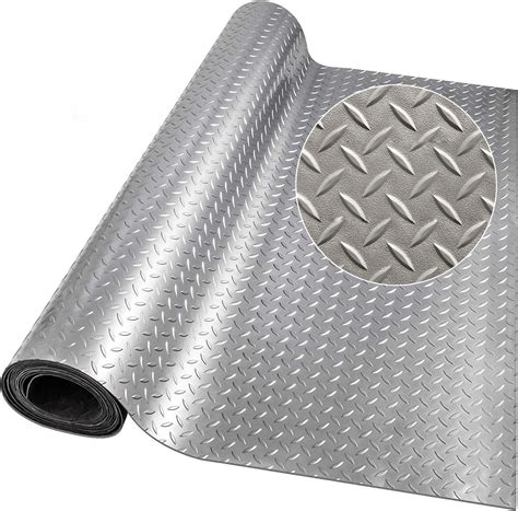 Boshen 2.5mm Thick Heavy Duty PVC Rubber Garage Floor Mat Roll for ...