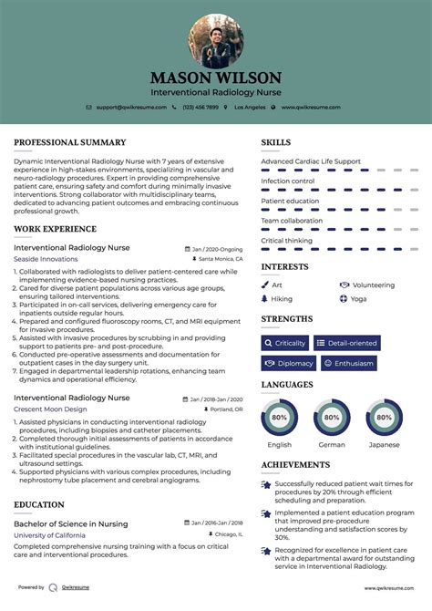 10+ Interventional Radiology Nurse Resume Samples & Templates for 2025