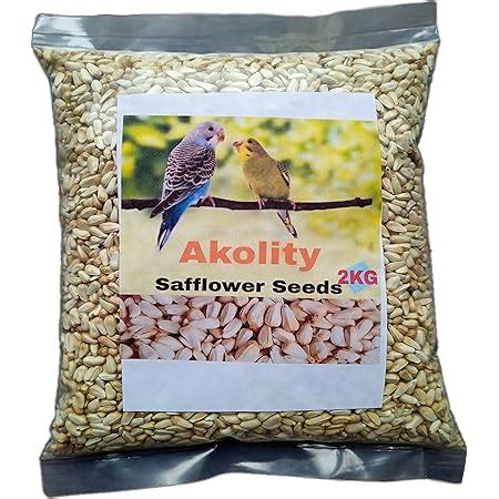 Buy akolity Safflower Seeds, Kusum Beej for Birds 1000 Grams Online at ...