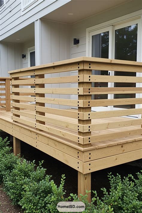 Deck railing ideas wood – Artofit