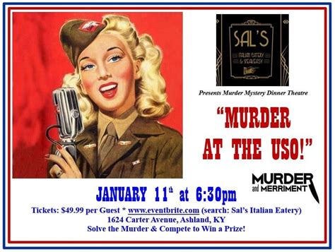 January Murder Mystery at Sals Italian Eatery & Speakeasy, Sal’s ...