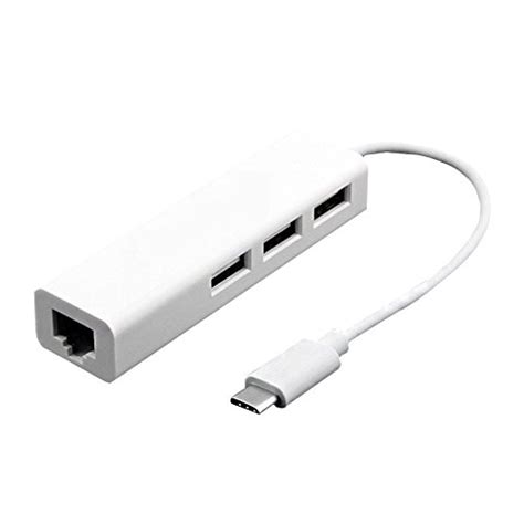 Generic USB-C 3. 1 / Type-C 100 Mbps Ethernet Adapter with 3-port USB 2 ...