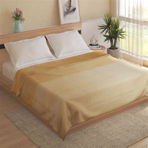 Buy Radiant Striped Double Blanket from Home Centre at just INR 1299.0