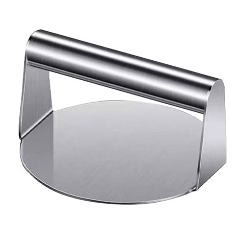 Hariumiu Burger Smasher Stainless Steel Hamburger Press with Handle ...