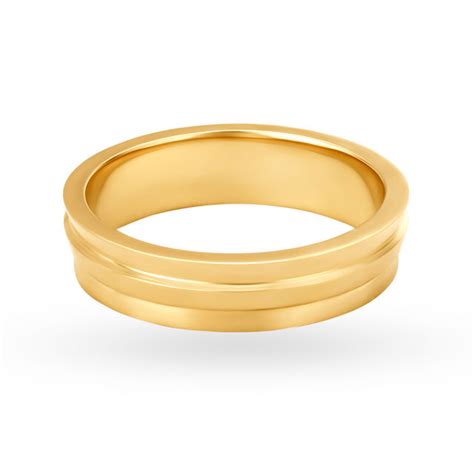 Lustrous 22 Karat Yellow Gold Stacked Finger Ring