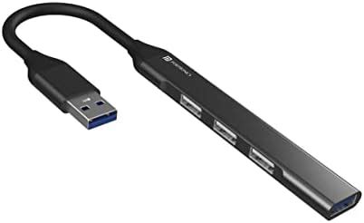 Portronics Mport 7 USB Hub (7-in-2), Multiport Adapter with Dual ...