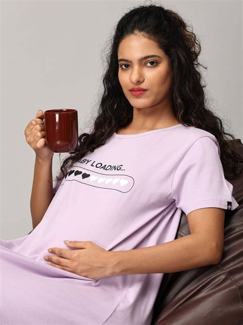Buy Feeding Nighty - Maternity Night Suits Online | The Mom Store
