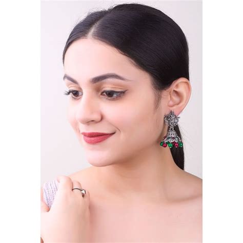 Buy GRIIHAM Silver Plated Cute Earrings Online