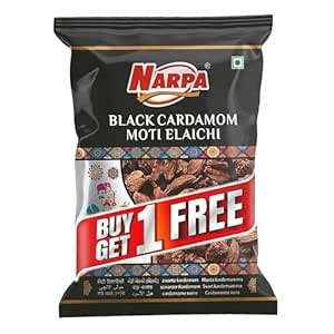 Narpa Black Cardamom Whole (Moti Elaichi) – Buy 1 Get 1 FREE | Premium ...