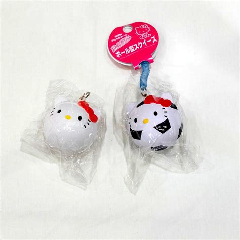 Rare HELLO KITTY SOCCER Volleyball BALL SQUISHIES | Shopee Malaysia