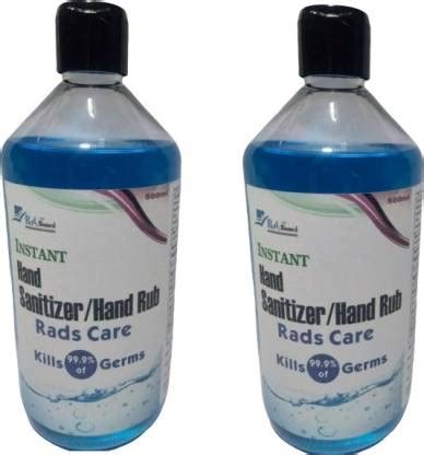 Rads Care Instant /Hand Wash Hand Sanitizer Bottle - Price in India ...