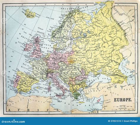 Map Of Europe Victorian Era