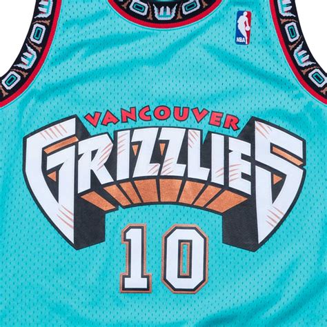 Jersey Mitchell and Ness Swingman Vancouver Grizzlies Road 1998-99 ...