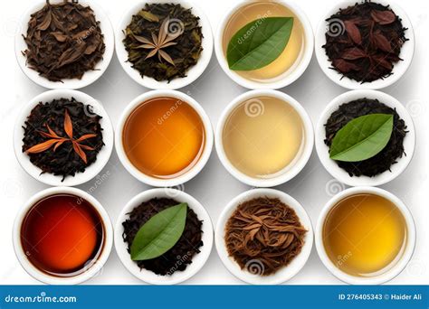 Assortment of Premium Black, Red, and Green Tea, Chinese Oolong Tea ...