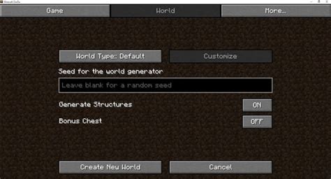 Image result for Minecraft World Screen Java Edition