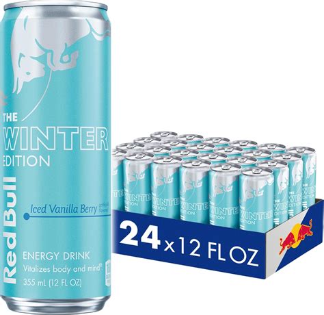 Amazon.com : Red Bull Iced Vanilla Berry Energy Drink, with 114mg ...