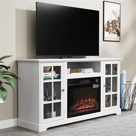 White Fireplace Tv Stand Under 200 at Jade Stainforth blog