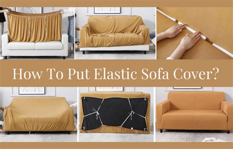How to Put Elastic Sofa Cover Easily? A Step-by-Step Guide – HOKIPO ...