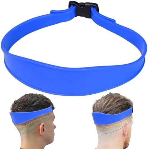 Neckline Shaving Template, Adjustable Curved Haircut Band for DIY Self ...