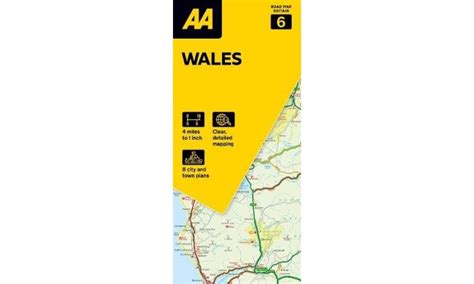 Buy AA Road Map Wales: 6 (AA Road Map Britain series) Book Online at ...