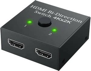 Nsinc HDMI Bi-Directional Switch Splitter Manual HDMI Switch 2 Port, 2 ...