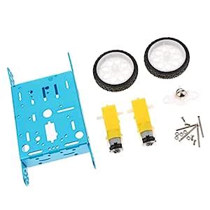Buy GIANTE 2WD Intelligent Tracking Smart Car Kit DIY for Tracking Line ...