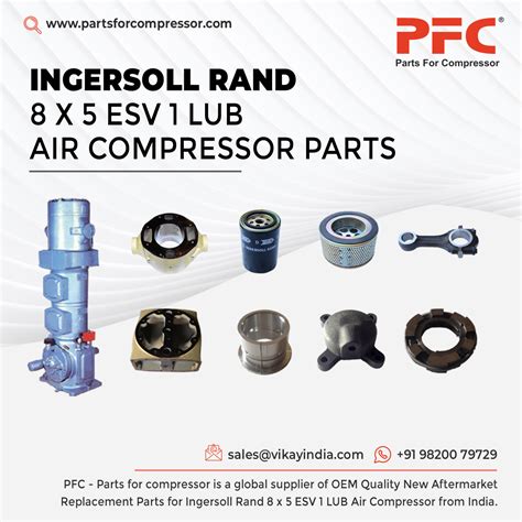 Ingersoll Rand 8 x 5 LUB Air Compressor Parts | Air Compressor Parts