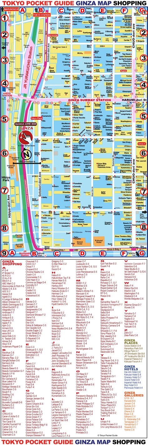 Map Of Japan Ginza