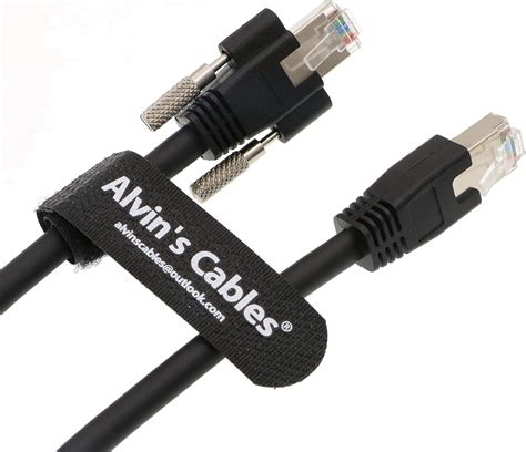 Buy Alvin's Cables GigE Cat6 S STP Screw Lock Horizontal RJ45 DrC Cable ...