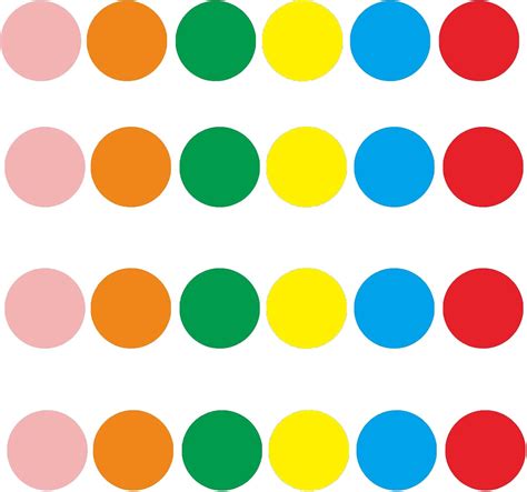 Lestp Multicolor Round Floor Stickers for Classroom India | Ubuy