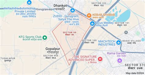 Sector 99, Gurgaon - Map, Pincode, Property Rates, Photos & Reviews 2026