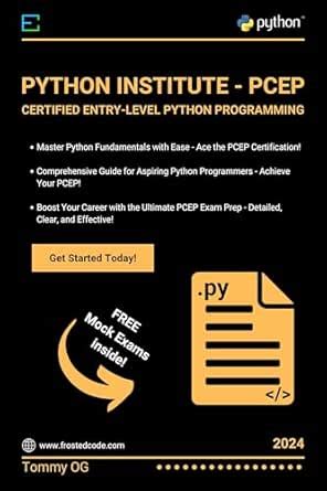 Python Institute - PCEP - Certified Entry-Level Python Programmer ...