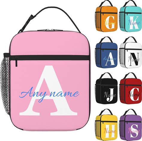 Amazon.com: Personalized Lunch Bag for Women Men, Custom Name Lunch ...