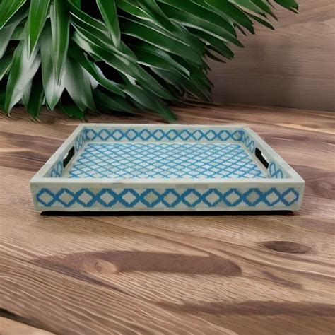 Solid Wood Rectangle Decor Serving Tray – Homes of Rajasthan