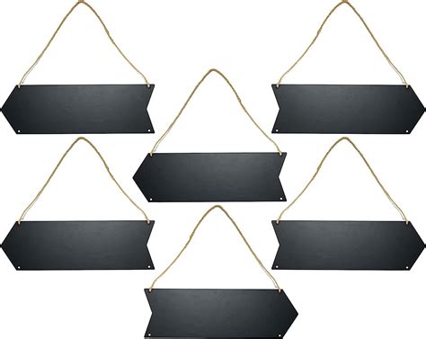 SVM CRAFT® Chalkboard Hanging Signs Erasable Wood Arrow Small Vintage ...