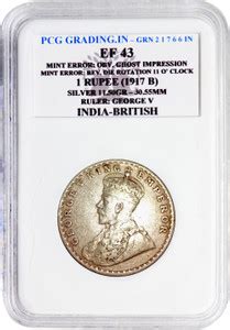 the coins INDIA BRITISH GEORGE V 1917(B) Medieval Coin Collection Price ...