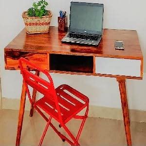 Varsha Furniture Solid Sheesham Wood Study Table For Students Laptop ...