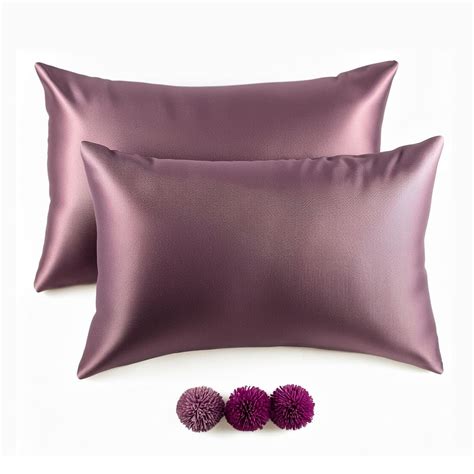 Buy ViaHome Satin Silk Pillow Cover for Hair and Skin 2 Piece | Silk ...